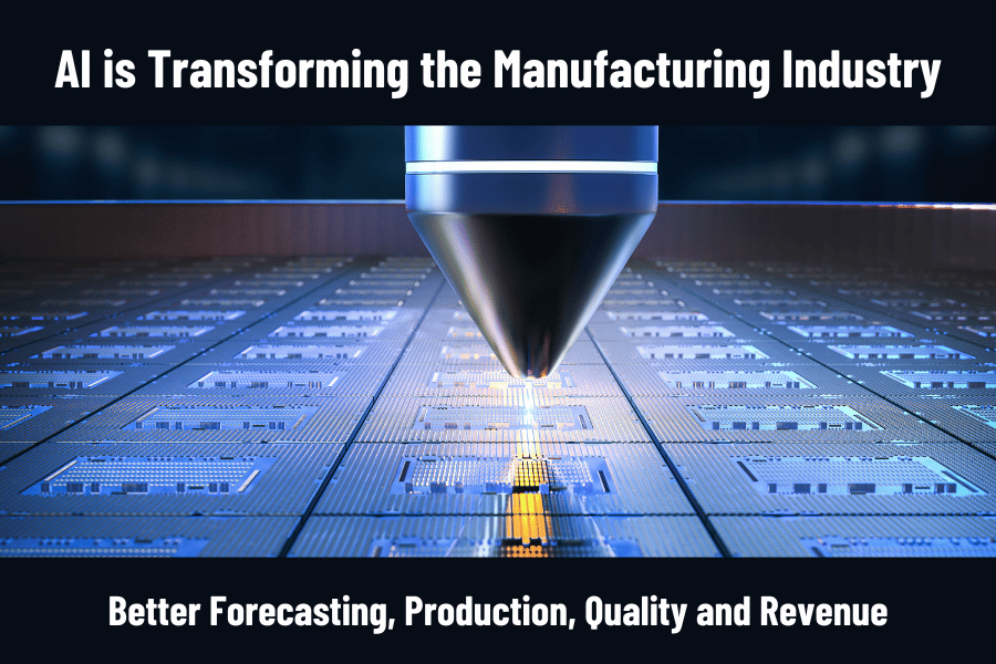 AI Applications Transforming the Manufacturing Industry. Better Forecasting, Production, Quality and Revenue.