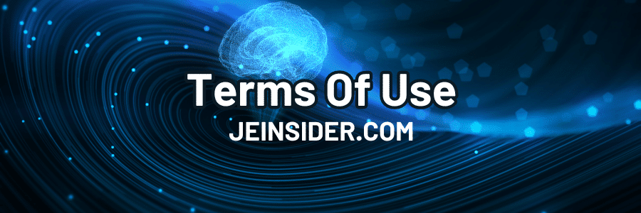 Terms Of Use: JE Insider
