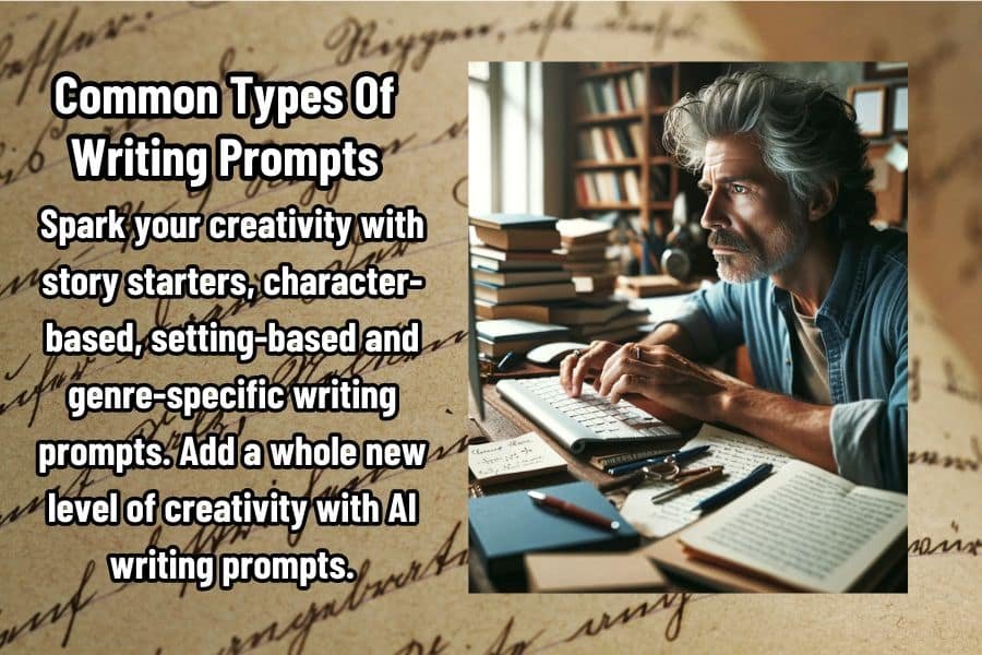 Common Types of Writing Prompts.